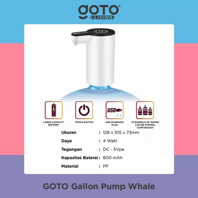 Promo Goto Aquatic Pompa Galon Air Pompa Tanpa Suara Cod