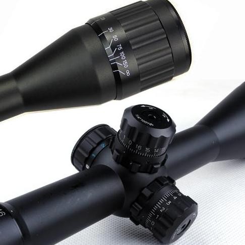 Teleskop Senapan Angin Spike 4-16X50 Aol Mildot, Teropong Tahan Getar Kualitas Terbaik Harga Termura