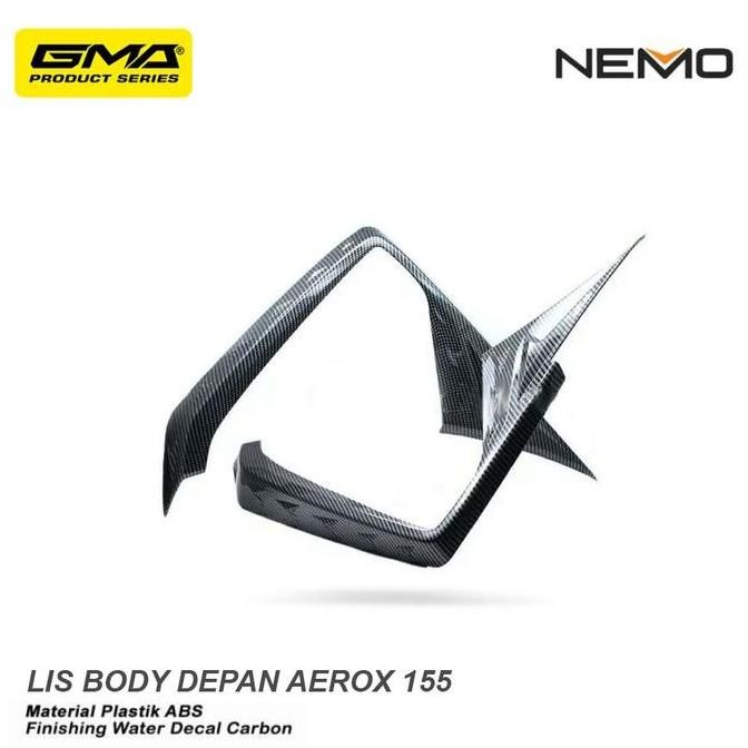 Cover Lis Body Depan Aerox 155 Carbon