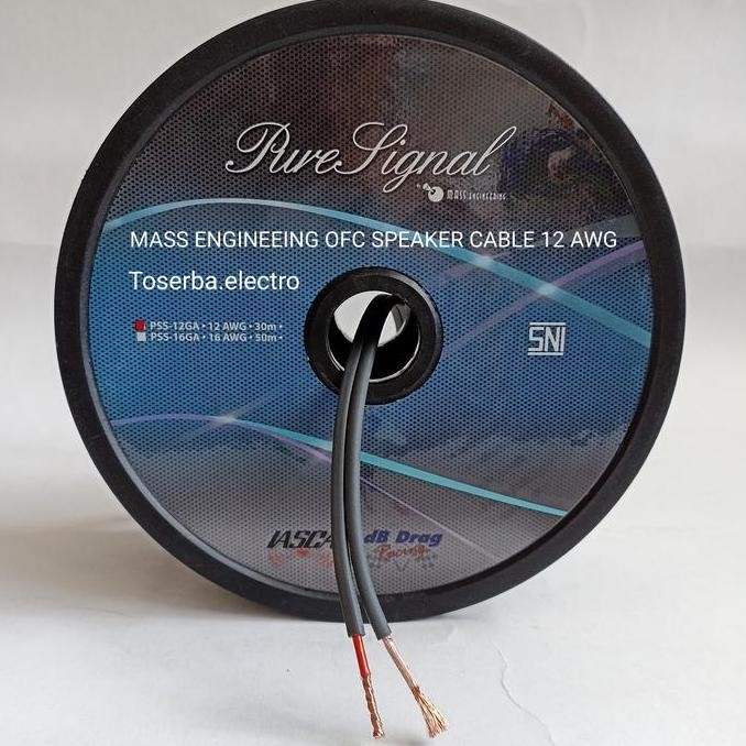 Promo Kabel Subwoofer Speaker 12awg Pure Signal OFC PSS 12GA 12 AWG Tembaga Murni Diskon