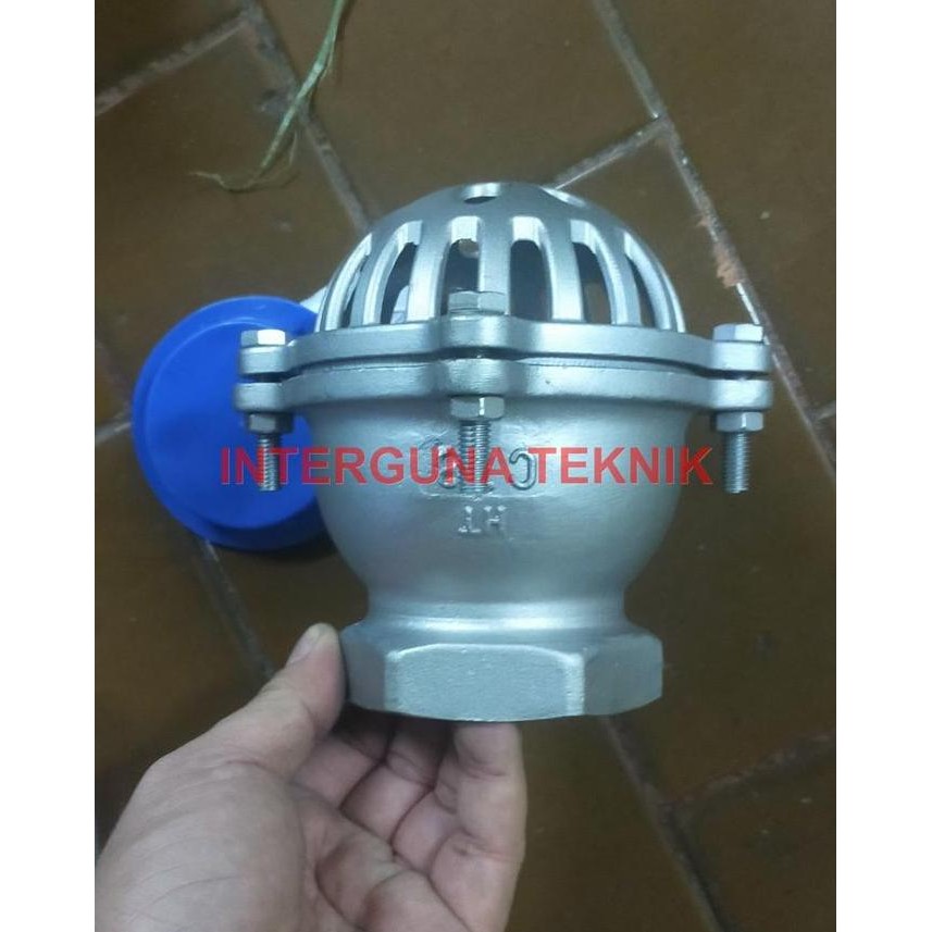 KAORU- Foot Klep Valve 2.5" inch / Foot Valve stainless steel 304 ukuran 2.1/2" inch PN-16