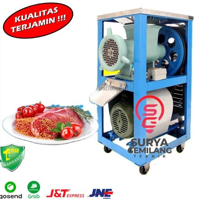 CROWHEX- Mesin giling Penggiling Penghancur Daging LY42 Stainless Auto 2200W