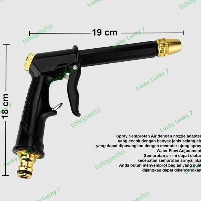 Promo Semprotan Air Taman Semprotan Air Steam Motor Penyemprot Air Mobil Klem Selang Air Cod
