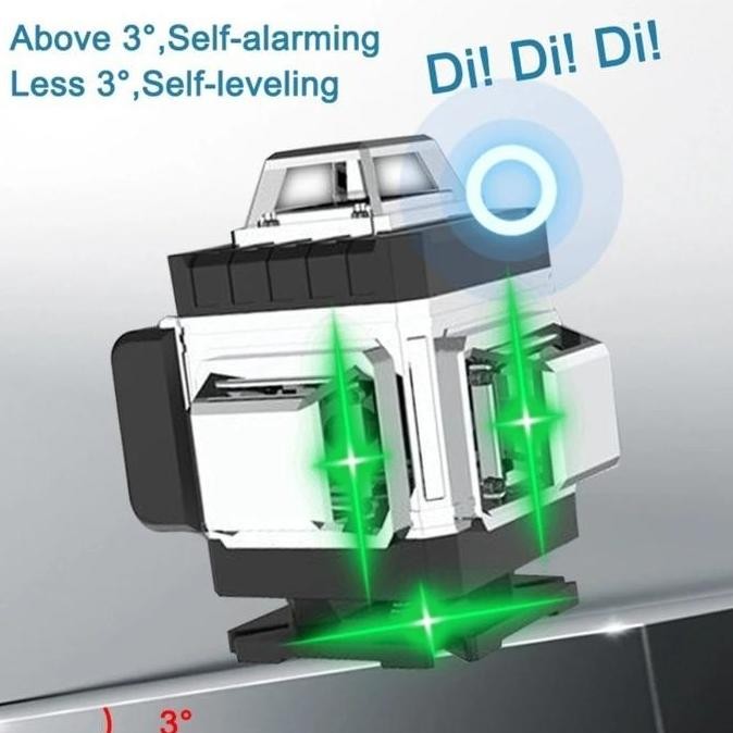 KYOKOTSU- 16 Line 4D Laser Sinar UV Multifungsi Level Tingka Alat Perata Laser Leveling 16 Line Wate