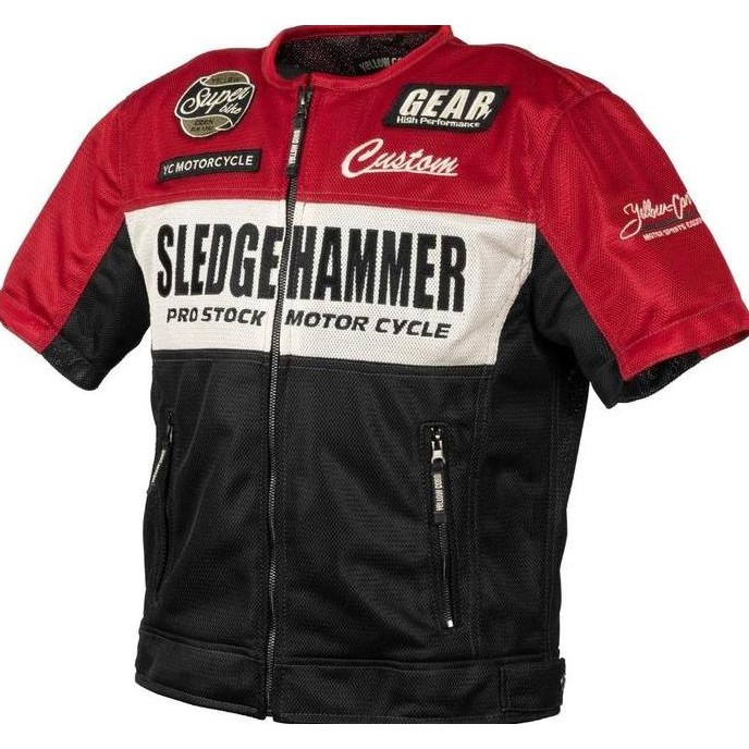 YELLOW CORN YMT-005 BLACK RED | JAKET MOTOR | ORIGINAL