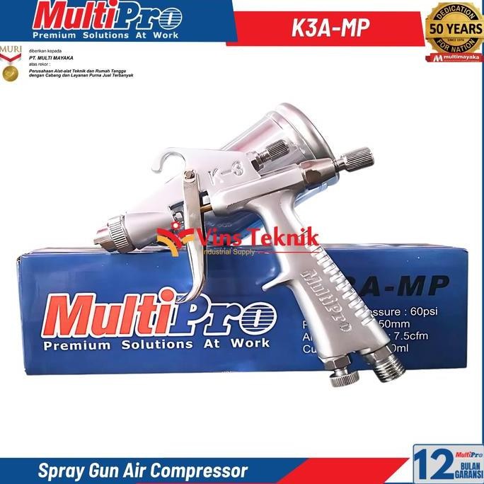 Promo Multipro K3A-Mp Spray Gun Air Compressor K 3 A-Mp Alat Semprot Cat Cod