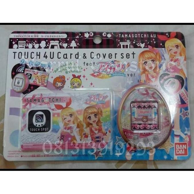 Terlaris Tamagotchi Touch 4U 4U Card And Cover Set Feat Aikatsu