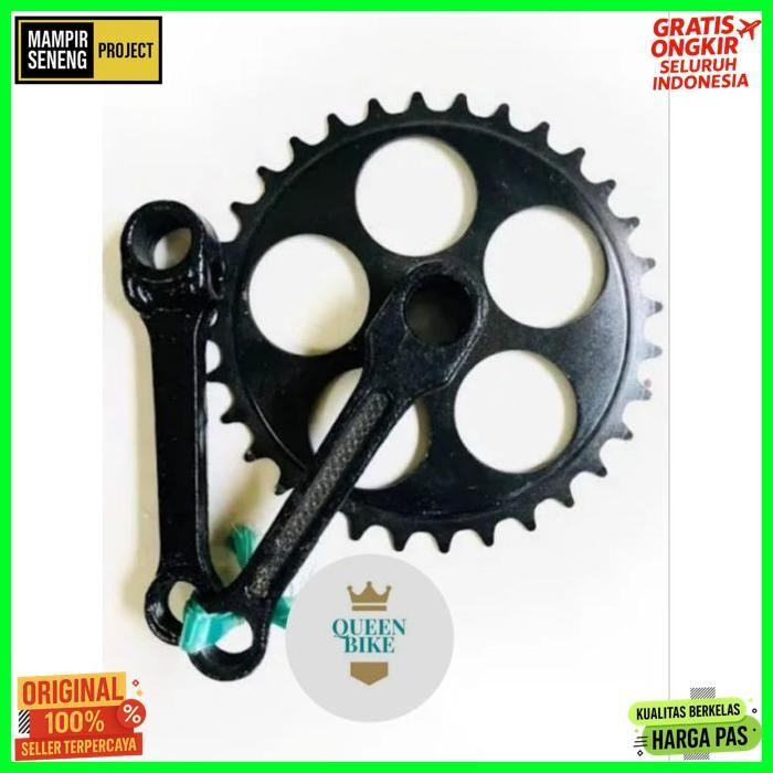 Exclusive Crank Set Tengah Piringan Ger Tengah Sepeda Anak 16 Mini Ctb Pen Patek 32T X 140Mm Murah T