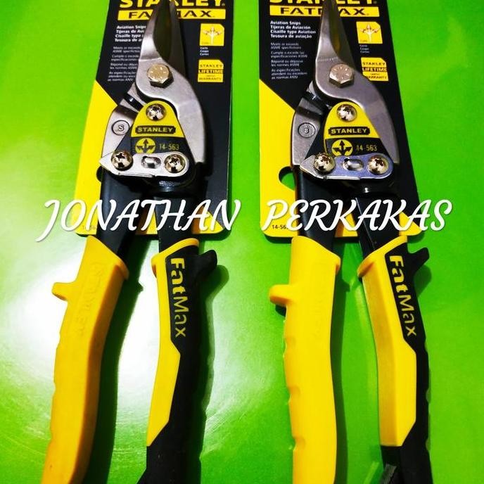 Gunting Baja Ringan Stanley/Aviation Snip Stanley Fat Max/Bh