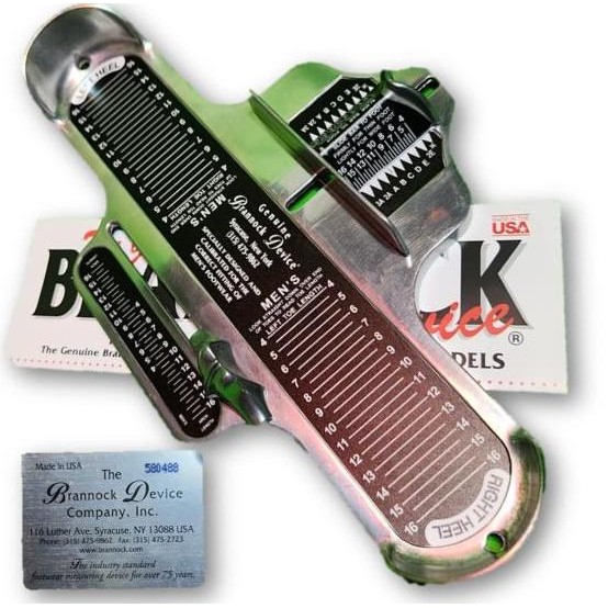 Brannock Device - Alat Ukur Kaki Dewasa Pria - Barang Baru - Made In Usa
