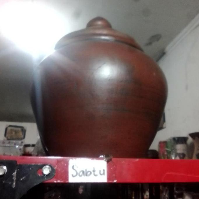 Gerabah / Gentong Tempat Beras / Gentong Tradisional Tanah Liat