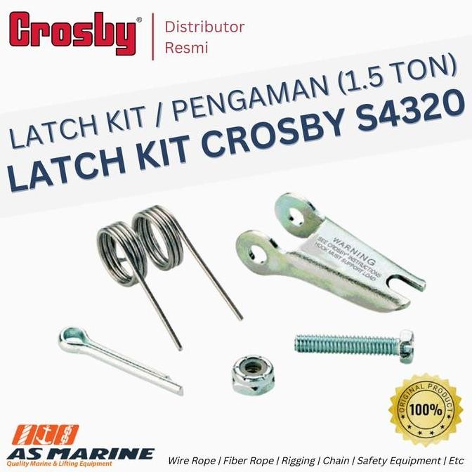 Crosby Latch Kit S4320 1.5 Ton Alloy