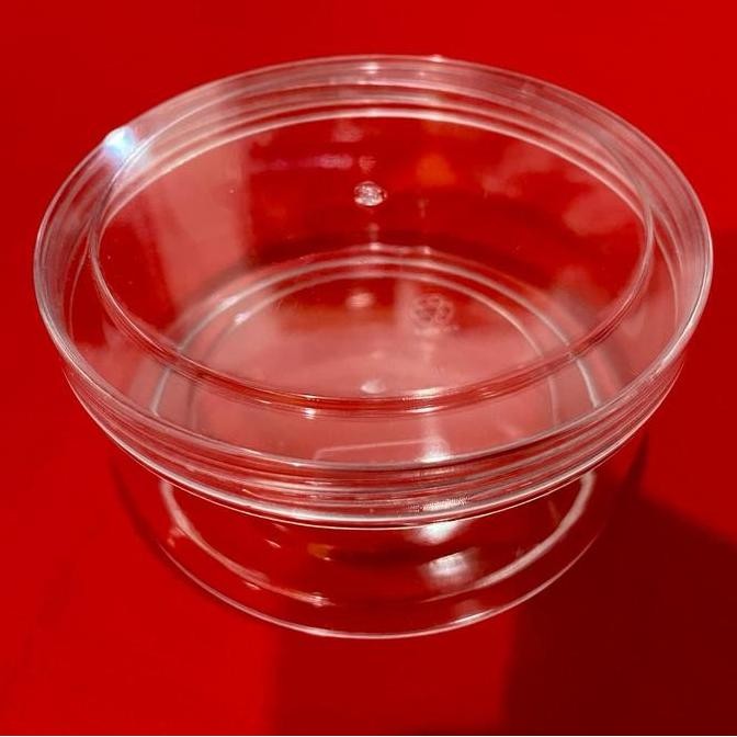 Toples Plastik Bulat Kue Kering 500gram Tutup Ulir (12pcs / 1 DUS)