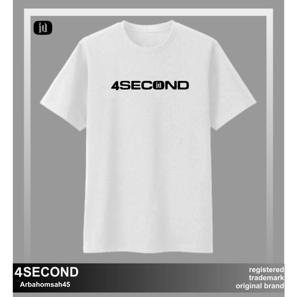 [Kecil 4Second Kaos Distro Ariel Noah Katun / Kaos Four Second Pria Dewasa / Baju Kaos Ariel 4Second
