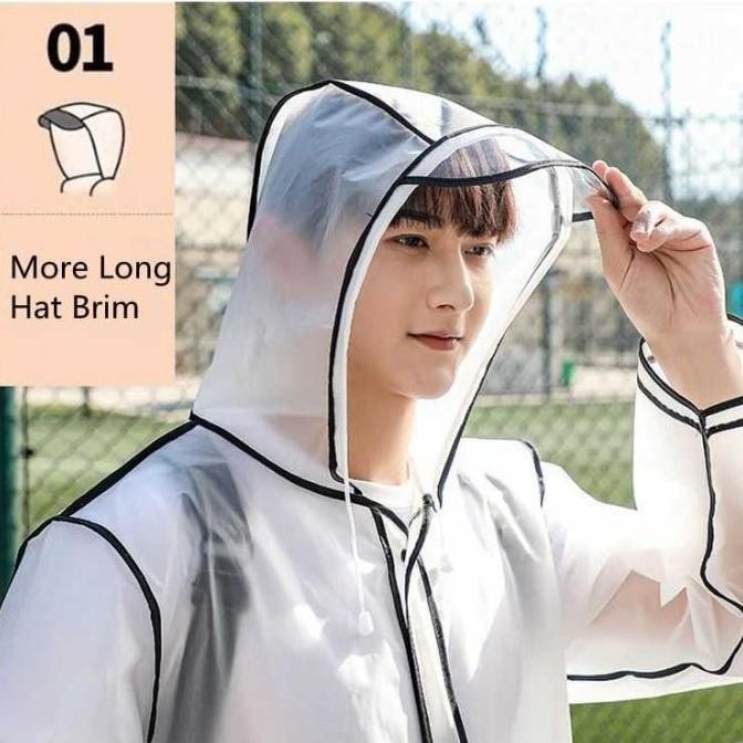 [Best] Jas Hujan Korea Transparan Pria Wanita Mantel Hujan Ponco Dewasa