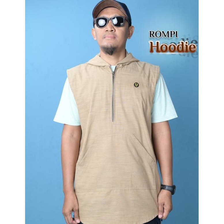 Uhud Basic Rompi Hoodie Rompi Shalat