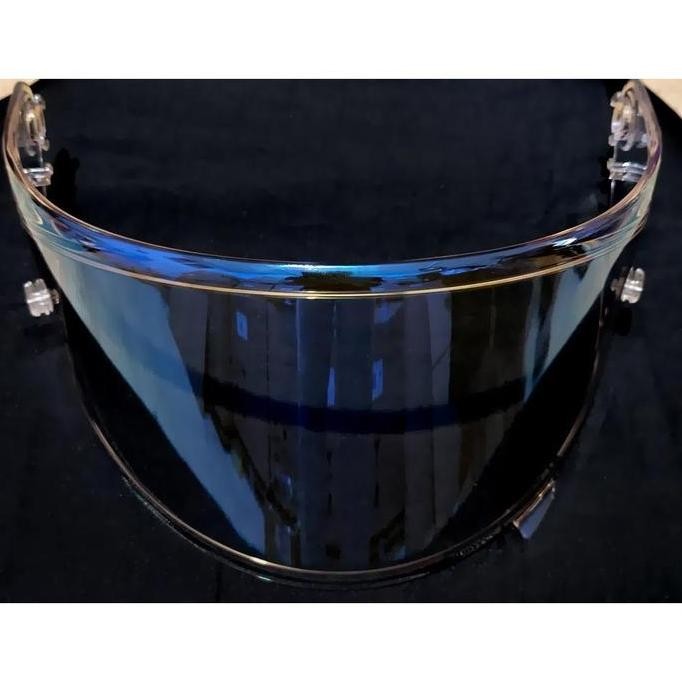 VISOR KYT STRIKER / NFR / NX RACE / NZ RACE - CLEAR BLUE/CLEAR GOLD//CLEAR RED