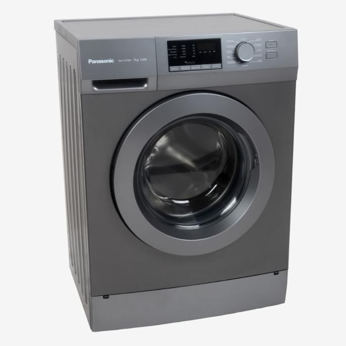 Promo Mesin Cuci Panasonic Front Loading 7 Kg NA-127XB1LNE Silver 1 Tabung COD