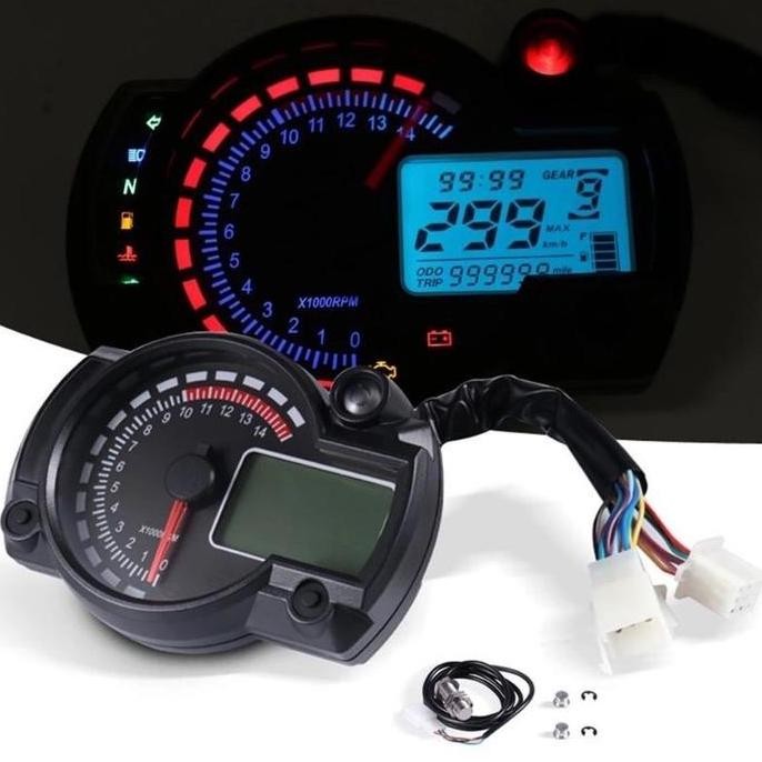 Speedometer Digital Led Koso Rx2N Kilometer Koso Rx2N Digital Universal