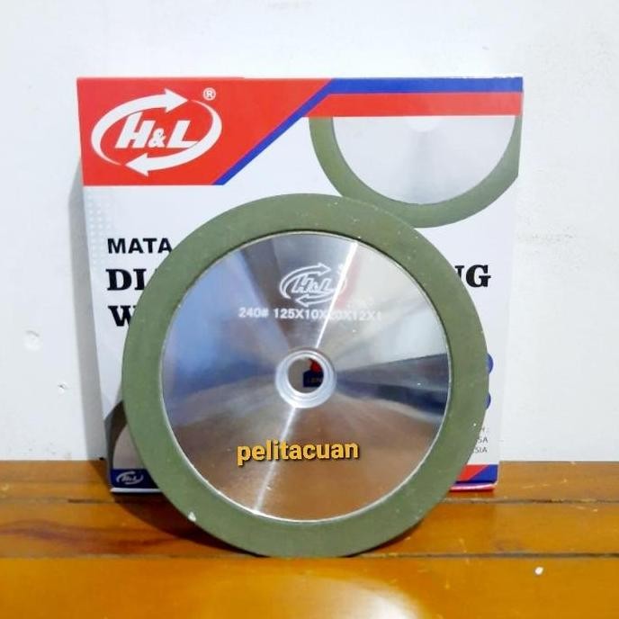 Batu Diamond Asah 5 Inch 2 Sisi H&L