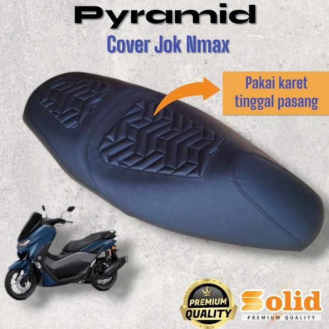 Sarung Jok Motor Nmax Model Pyramid Dengan Motif Timbul Empuk Cover Pelindung Langsung Pasang