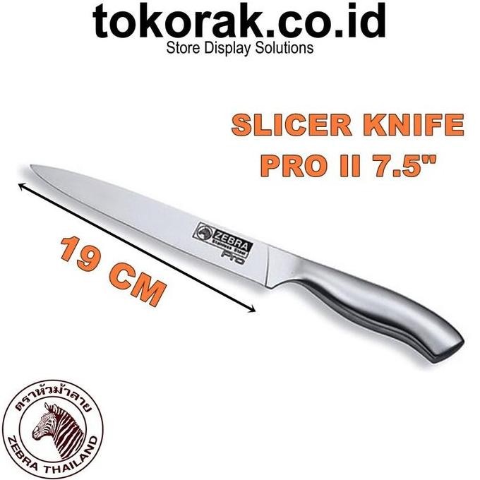 Zebra Slicer Knife 7.5 Inch 100270 Pisau Iris - Pisau Dapur Stainless
