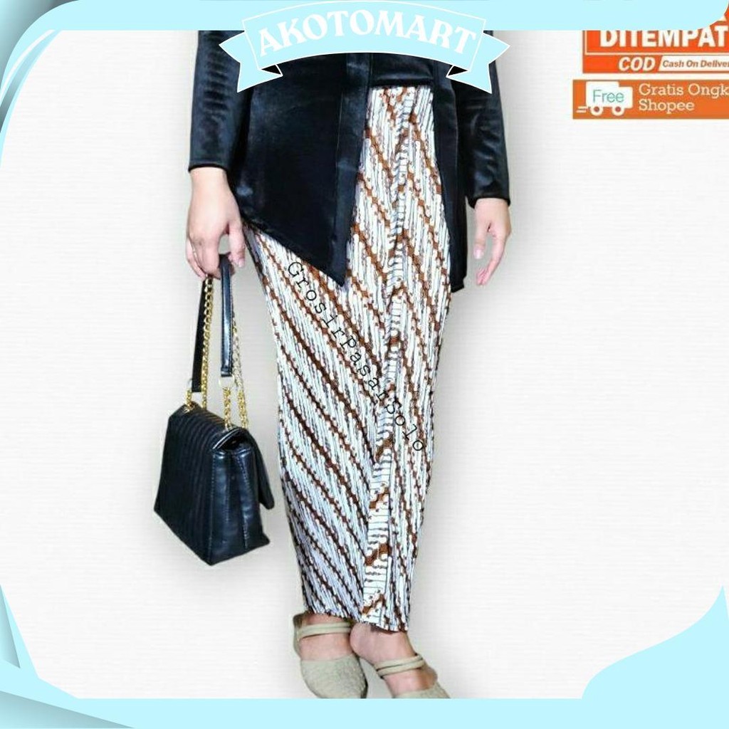 Rok Plisket Batik Wiru / Rok Plisket / Rok Plisket Batik / Bawahan Kebaya / Rok Kebaya / Rok Wisuda 