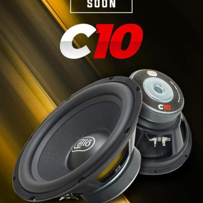 TERBARU Subwoofer Cello 10inch E10 DVC-4ohm