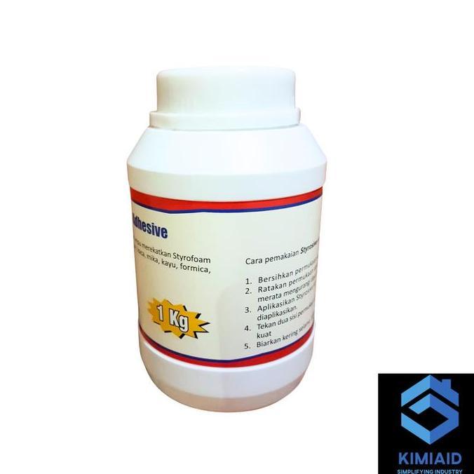 Adhesive- Lem Styrofoam 1Kg - Lem Kertas Kardus Plastik Logam Mika Kaca