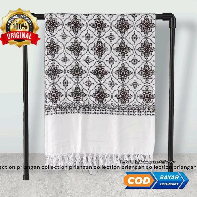 Xcvr- Sorban Panjang Terbaru Kashmir Ar-Rida / Serban Motif Batik Putih Rida Kasmir Motif /Surban Ha
