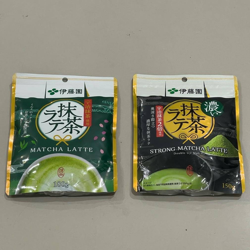itoen Matcha Latte and Strong Matcha Latte Double Uji Matcha Asli Japan