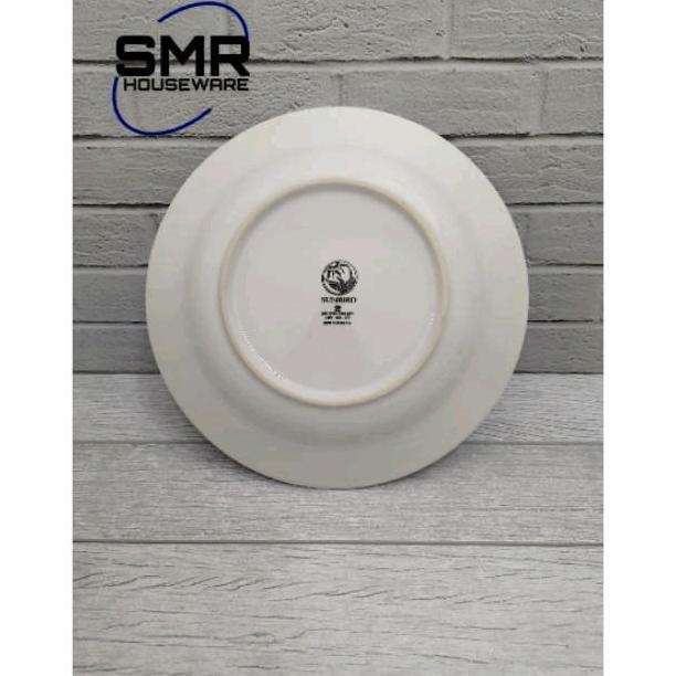 Tafel- 6 Set Piring Makan Keramik Putih Polos Sunbird Kitchenre