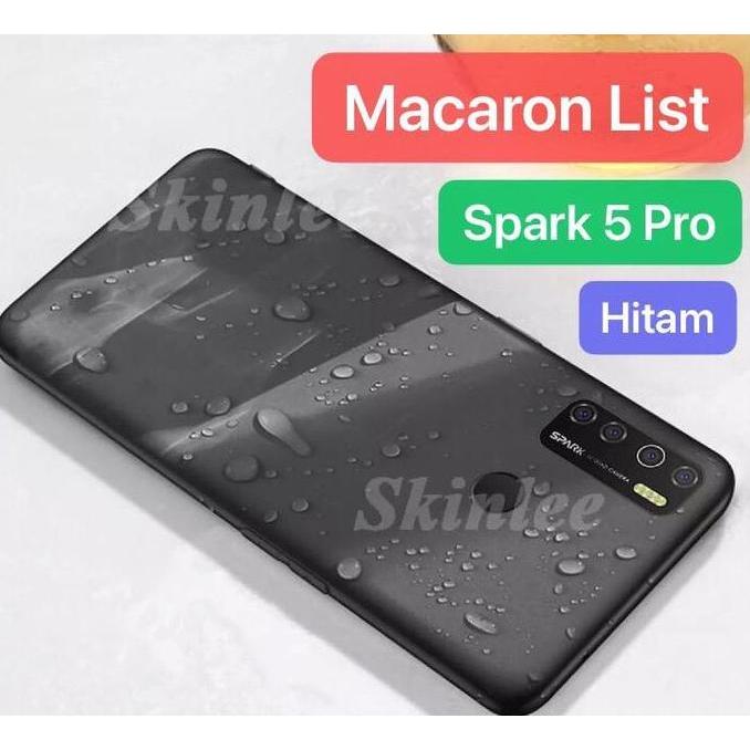 CASE TECNO SPARK 5 PRO BLACK LINE CASING COVER SILIKON SOFT CASE