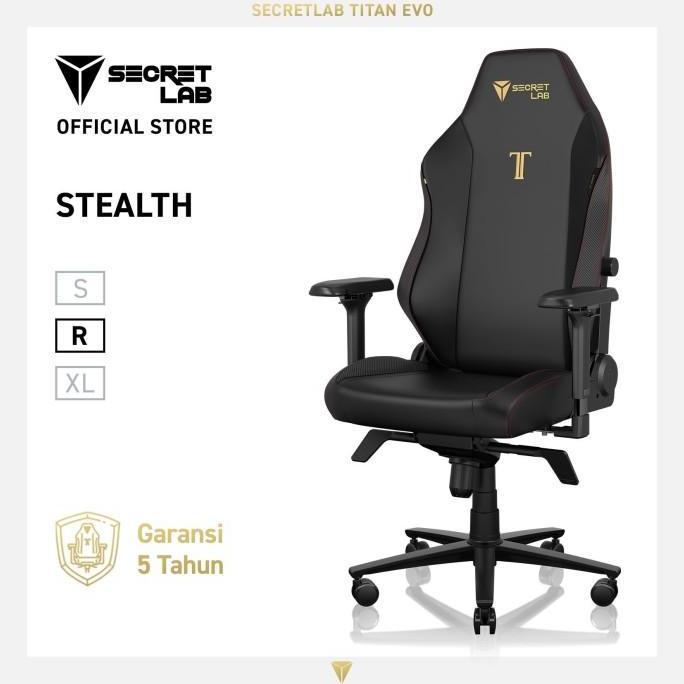 Secretlab TITAN Evo NEO Hybrid Leatherette Kursi Gaming-Stealth
