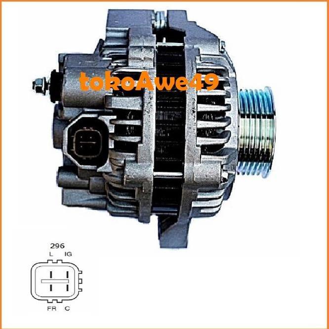 Alternator Dinamo Ampere Honda Civic 2005 Pully 6 4T 70A 12V