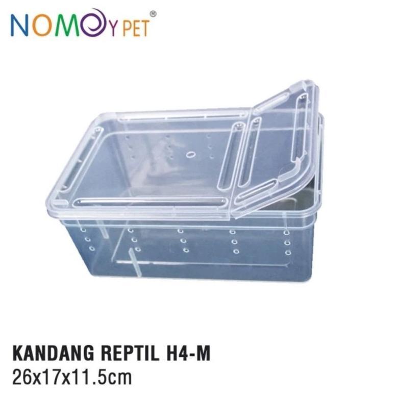 Breeding Box Kotak Kandang Reptil Tarantula Enclosure Feeding Box NOMOY H4 Wadah Gecko Iguana Murah