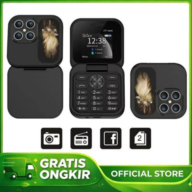 HP Mini Flip Phone Jadul Original Garansi 1 Tahun Baterai Awet