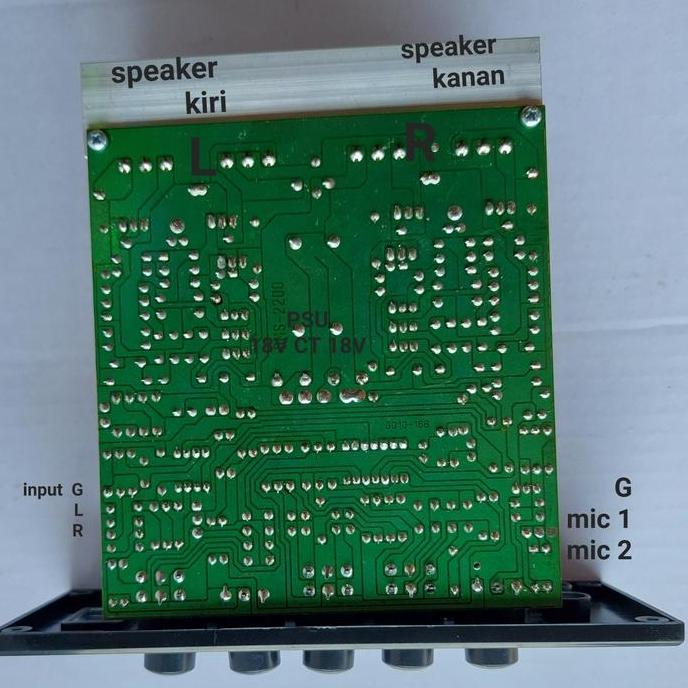 KIT POWER AMPLIFIER SPEAKER AKTIF STEREO KARAOKE MIC MP3 BLUETOOTH