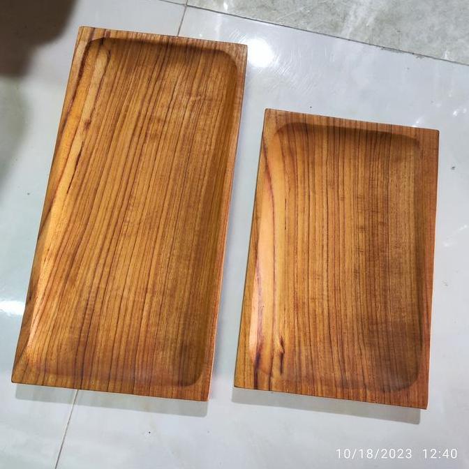 <<<<<] teakwood plate rectangle