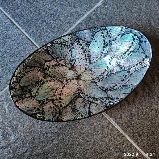 $$$$] shell plate abalone / piring kerang abalone LIMA