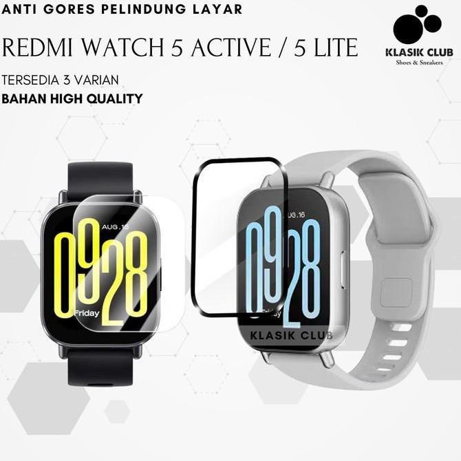Anti Gores Redmi Watch 5 Active / Redmi Watch 5 Lite 3D / 2D Screen Protector Tempered Glass Redmi W