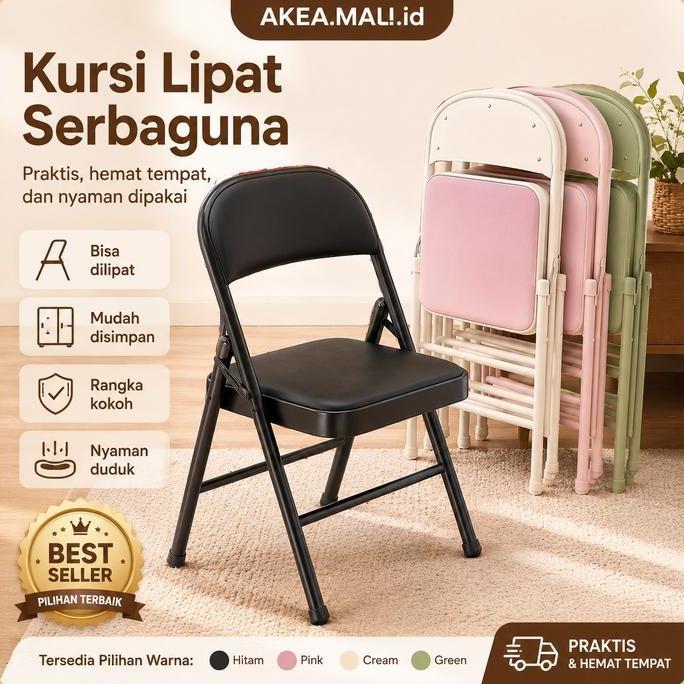 [Ak]Kursi Lipat Portable Kursi Belajar Lipat Kursi Kantor Lipat Makan Kursi Kerja Outdoor  Kursihita