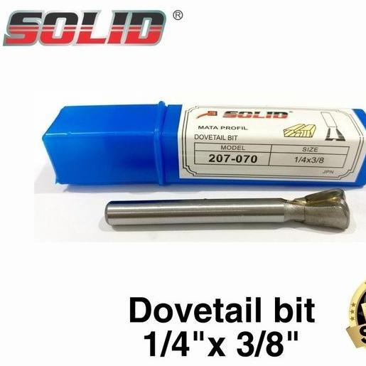 Mata Router Mata Profil 207-070 Solid 14X38 Dovetail Bit Bits