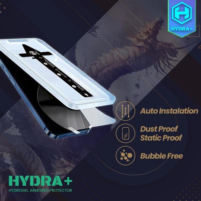 Shipi- Iphone 12 Pro Max Hydra+ Tempered Glass Anti Spy Auto - Anti Gores