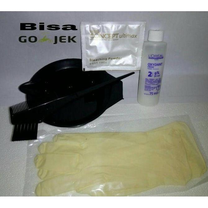 Curto - Bleaching Rambut Makarizo ( Paket Bleaching )