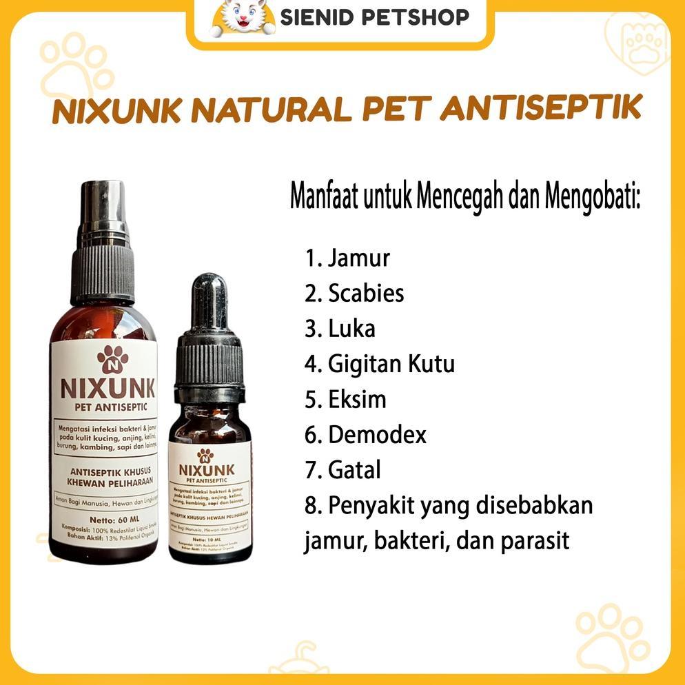 NIXUNK 60ML   obt jamur kucing obat scabies kucing obat kucing salep jamur kucing obat luka kucing  