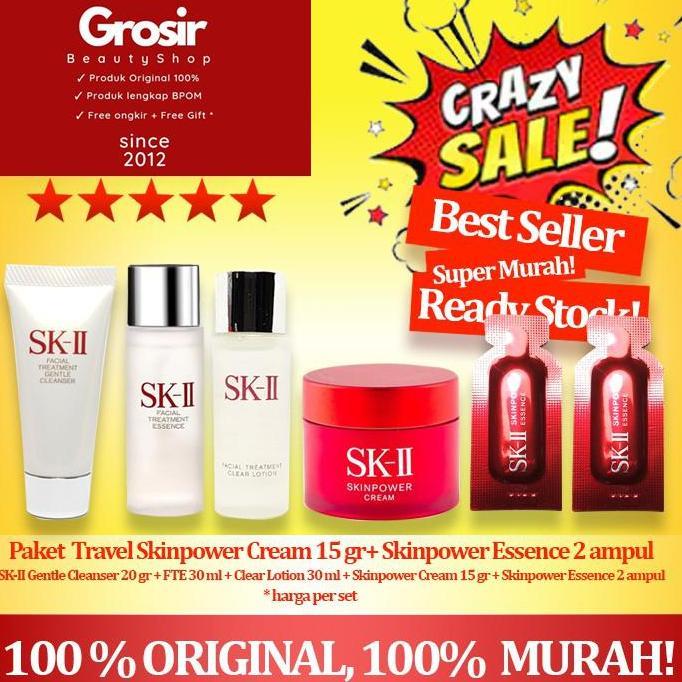 Skii/Sk2/Sk-Ii Paket Pemula + Rna Cream 15Gr + Rna Essence Scht 2Pc
