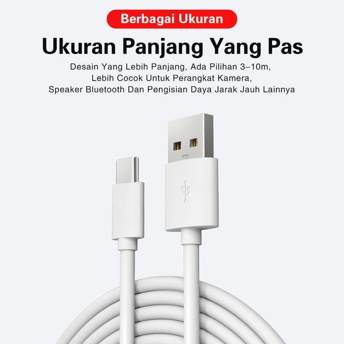 Shipi- Xihancam Kabel Type C 5 Meter Kabel Data Type C Panjang 3 Meter Kabel Cctv Micro Extension 10