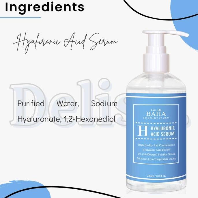 Cos De Baha Hyaluronic Acid Ha Serum 240Ml 240 Ml