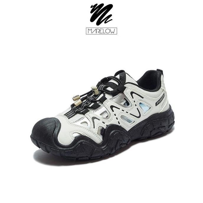 '' [MARELOW X ILYASBACHTIAR] MARELOW CAMEL - SEPATU SNEAKERS HIKING SPORT KOREAN STYLE WANITA OUTDOO